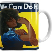 Baskı Dükkanı We Can Do it Kupa Bardak Porselen