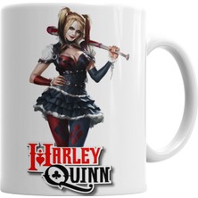 Baskı Dükkanı Harley Quinn Kupa Bardak Porselen
