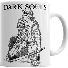 Baskı Dükkanı Dark Soul Kupa Bardak Porselen