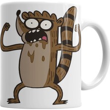 Baskı Dükkanı Regular Show Rigby Kupa Bardak Porselen