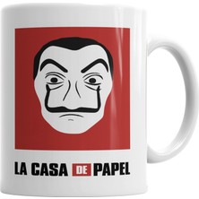 Baskı Dükkanı La Casa de Papel Kupa Bardak Porselen