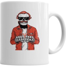 Baskı Dükkanı Hipster Two Kupa Bardak Porselen