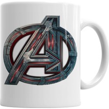 Baskı Dükkanı A De Avengers Vingadores Kupa Bardak Porselen