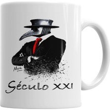 Baskı Dükkanı Arte Do Seculo Peste Moderna Kupa Bardak Porselen