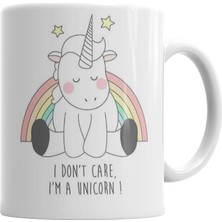 Baskı Dükkanı Unicorn Kupa Bardak Porselen