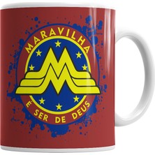 Baskı Dükkanı Maravilha E Ser De Deus Kupa Bardak Porselen