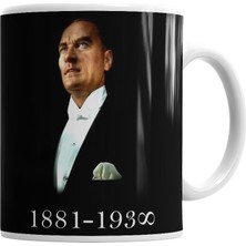 Baskı Dükkanı Atatürk Kupa Bardak Porselen