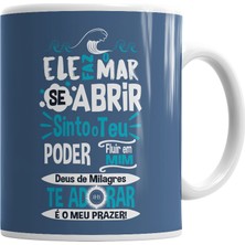 Baskı Dükkanı Deus De Milagres Kupa Bardak Porselen