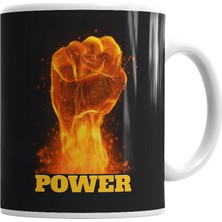 Baskı Dükkanı Power Kupa Bardak Porselen