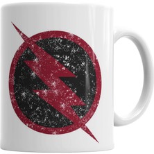 Baskı Dükkanı The Flash Lighting Kupa Bardak Porselen