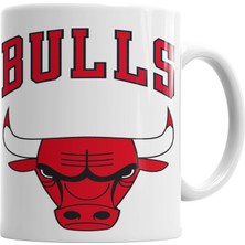 Baskı Dükkanı Chicago Bulls Kupa Bardak Porselen
