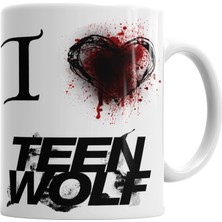 Baskı Dükkanı Teen Wolf Kupa Bardak Porselen