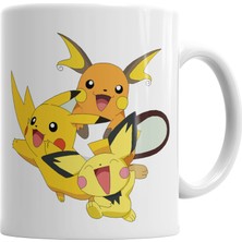 Baskı Dükkanı Raichu Pokemon Go Pikachu Kupa Bardak Porselen