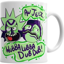 Baskı Dükkanı Rick Sanchez Morty Smith Kupa Bardak Porselen