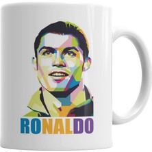 Baskı Dükkanı Ronaldo Kupa Bardak Porselen