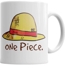 Baskı Dükkanı One Piece Love Kupa Bardak Porselen