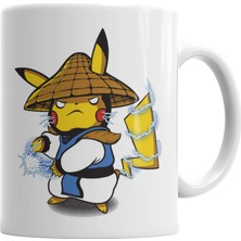 Baskı Dükkanı Pokemon Pikaccu Kupa Bardak Porselen