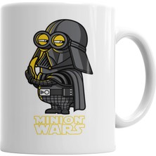 Baskı Dükkanı Minion Wars Kupa Bardak Porselen