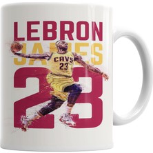 Baskı Dükkanı Lebron James 23 Kupa Bardak Porselen