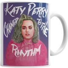 Baskı Dükkanı Katy Perry Chained To The Rhythm Kupa Bardak Porselen