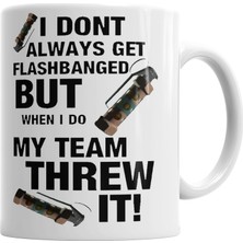 Baskı Dükkanı Cs Go Counter Strike Flashbang Kupa Bardak Porselen