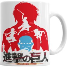 Baskı Dükkanı Attack On Titan Kupa Bardak Porselen
