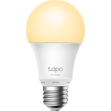 TP-LINK Tapo L510E, Ayarlanabilir Akıllı Wi-Fi Ampulü, 806 Lümen, E27 Duy, 8,3W, Enerji tasarrufu, Amazon Alexa ve Google Home ile çalışır, Kısılabilir Yumuşak Sıcak Beyaz, Hub Gerekmez