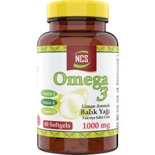 Ncs Magnezyum Bisglisinat 60 Tablet Çinko Folik Asit + Omega 3 Balık Yağı 60 Yumuşak Kapsül