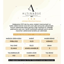 Altınköşe Mücevherat Altınköşe Kuyumculuk 0.23 Crt Elmas Bileklik