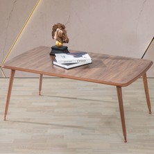 İnegöl Sehpa Ahşap Lüx Ayaklı Orta Sehpa Ceviz 60 x 100 cm A9
