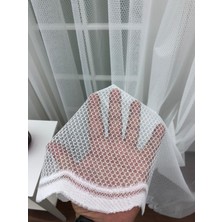 Esse Home Spor Desen Dantel Tül Perde 100 x 250 Seyrek Pile 1/2