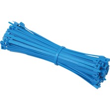 Gwest Mavi Kablo Bağı Plastik Cırt Kelepçe 3.6X150Mm 100 Adet Mavi 3.6X150 Mm