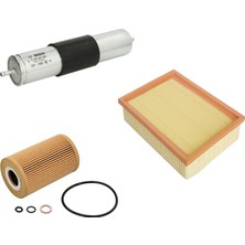 Bosch Bmw E46 Benzinli 1999-2004 Hava + Yağ + Yakıt Filtre
