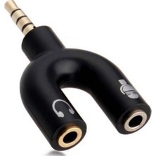 Wonderlust Stereo 3.5mm Aux Cep Telefonu Kulaklık ve Mikrofon Ayırıcı