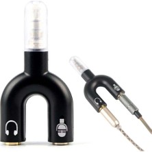 Wonderlust Stereo 3.5mm Aux Cep Telefonu Kulaklık ve Mikrofon Ayırıcı