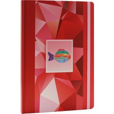 Keskin Color Kısmet 80 Yaprak Çizgili Defter 17 x 24 cm Kırmızı