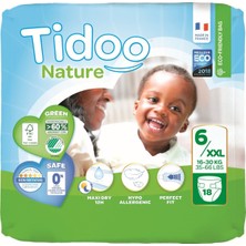 Tidoo Hipoalerjenik-Ekolojik Bebek Bezi No:6 Maxi Single 16-30 kg 18'li