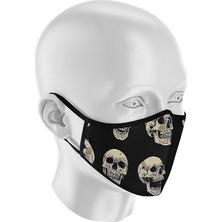 İpeks Unisex Yıkanabilir Kumaş Maske Kuru Kafa