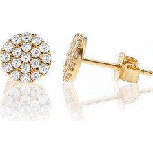 Milet Kuyumculuk Mini Pave Küpe