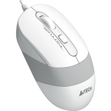 A4Tech FM10 USB 1600DPI Gri - Beyaz Mouse