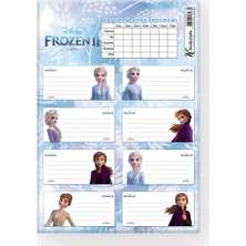 Keskin Color Frozen II Ders Programı 3'lü Etiket
