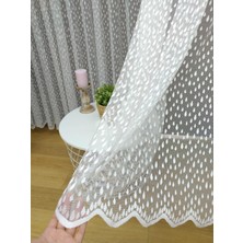 Esse Home Spor Desen Dantel Tül Perde 600 x 250 Seyrek Pile 1/2