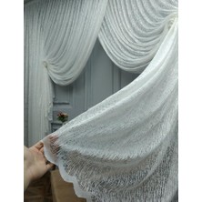 Esse Home Spor Desen Dantel Tül Ve Kruvaze Perde 600 x 250 Kravuze 1/4