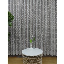 Esse Home Çiçek Desen Dantel Tül Perde 250 x 260 Seyrek Pile 1/2