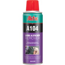 Akfix A104 Etiket Sökücü Sprey 200Ml