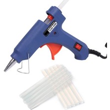 Hanedanev 40W Sıcak Silikon Tabancası Anahtarlı + 10 Adet Silikom Mum