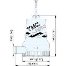 Kampa Tmc Sr12116 Sintine Pompası 12V 2500 Gph