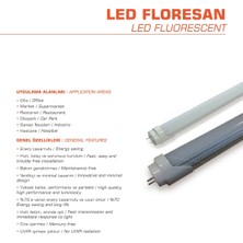 Ledlux 150Cm Led Floresan Ledtube Aliminyum Kasa