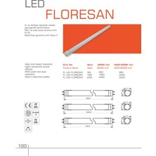 Ledlux 60Cm Led Floresan Ledtube Alüminyum Kasa 6500K Beyaz T8