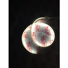 Yuled 3 Çipli İç Dış Mekan Silikonlu Şerit Led 220V - 1 Metre Double Pcb - Double Çip Beyaz